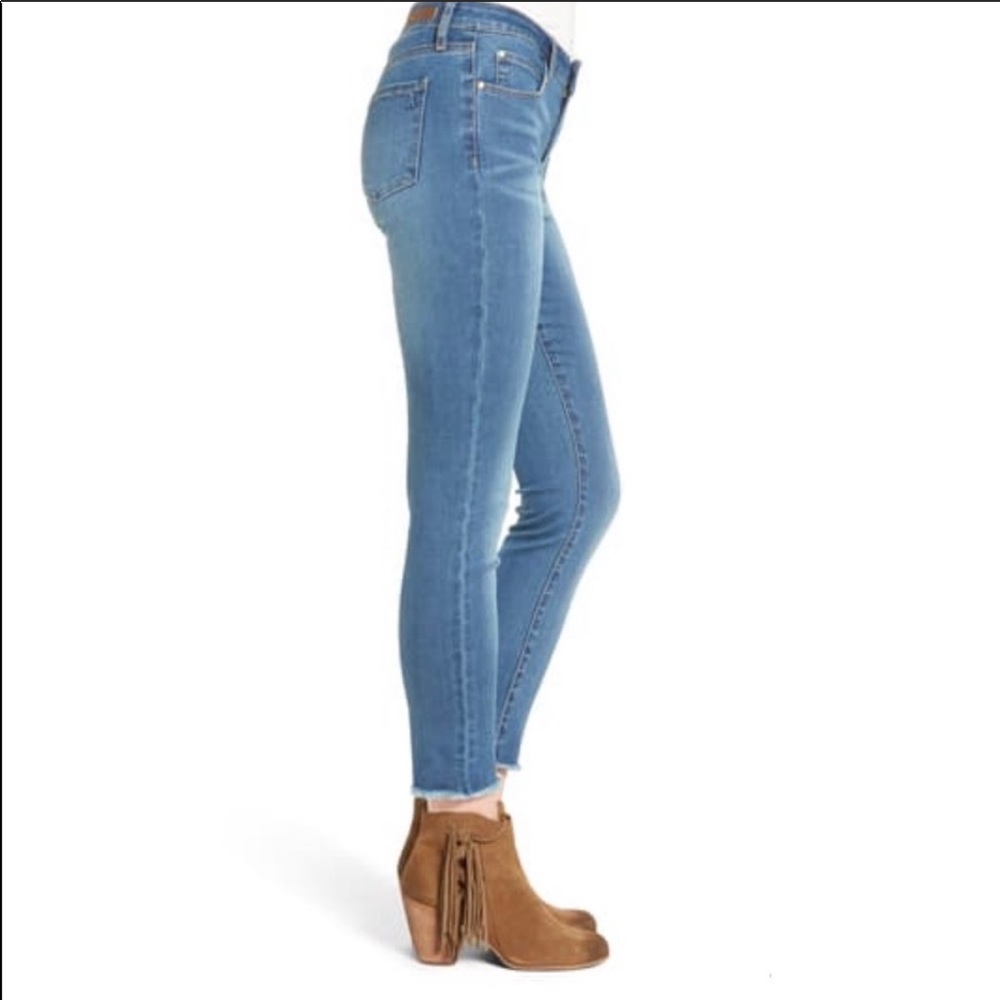 Articles of Society Carly Crop Skinny Jeans Blue - Picture 4 of 16
